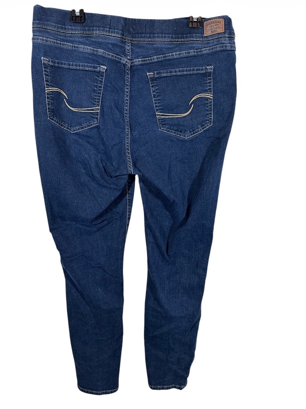 Levi Strauss Signature Gold Pull on Skinny Totally Shaping Jeans womens 18L - Picture 6 of 13